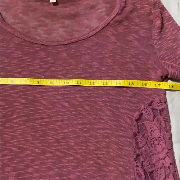 3/$20 - Jolt mauve lace soft sweater M - Picture 6 of 8
